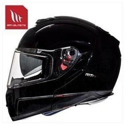  MT Helmets Casque Modulable ATOM Transcend SV Noir | (Choisir la Taille)