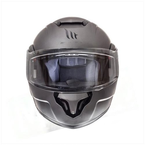 MT Helmets Casco Abatible ATOM Transcend SV Titanio Mate | (Elegir Tamaño)