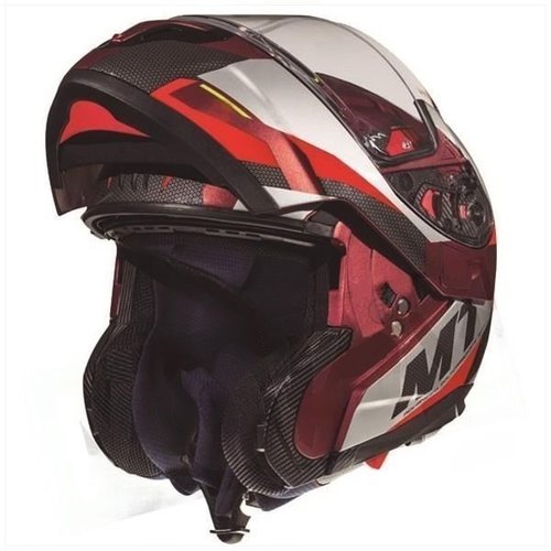 MT Helmets Casco Abatible ATOM Transcend SV Rojo | (Elegir Tamaño)