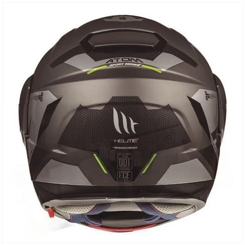 MT Helmets Casco Modular ATOM Transcend SV Gris Brillo / Mate | (Elegir Tamaño)