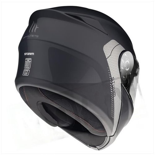 MT Helmets Casque Modulable Storm SV Noir Mat | (Choisir la Taille)