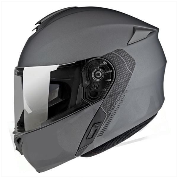 Casco abatible MT Storm SV Titanio mate | (Elegir tamaño) AdventureMotoShop.com