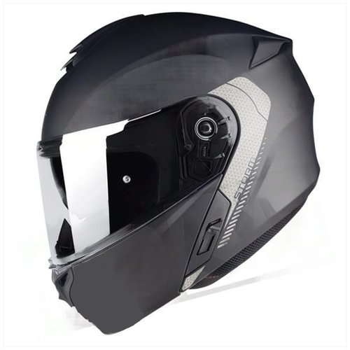 MT Helmets Casco Abatible Storm SV Negro Brillante | (Elegir Tamaño)