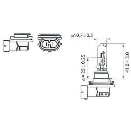 Philips Lamp 12V 65W H9 PGJ19-5 | 1 Stuk