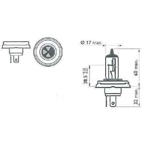 Philips 12V 45/40W P45T | 1 Pezzo