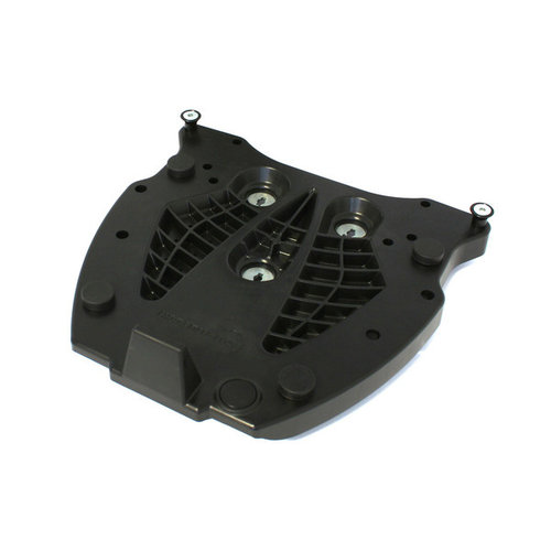 SW-Motech ALU Rack Adapter Plate for Hepco/Becker Top Cases | Black