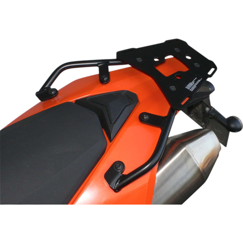 SW-Motech ALU-RACK per KTM Enduro 690 ('08-'11)/R ('09-'16) | Nero