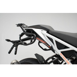 SW-Motech SLC Seitenträger Links KTM Duke 125/390 ('17-'22) | Schwarz