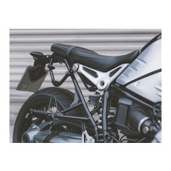 SW-Motech SLC Portapacchi Laterale Sinistro BMW R NineT Pure/Racer/Urban ('14-'23) | Nero