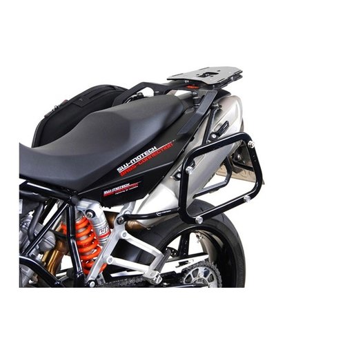 SW-Motech Kit Adaptador de Soporte EVO Para Maletas Laterales AERO ABS | Negro