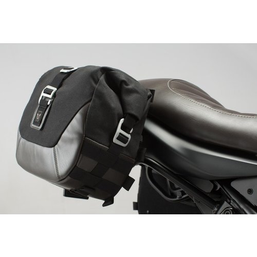 SW-Motech Soporte Lateral SLC Izquierdo Suzuki SV 650 ('16-'20)/X ('18-'22) | Negro