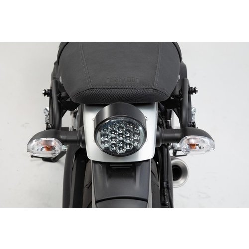 SW-Motech Portaequipajes Lateral Izquierdo SLC Yamaha XSR 900/Abarth ('16-'21) | Negro