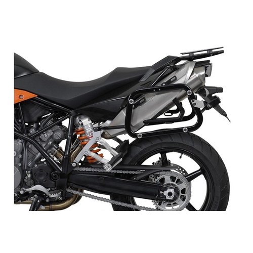 SW-Motech Soporte Lateral EVO KTM Super Moto 950/R ('05-'08)/Super Moto 990/R ('08-'13)/Super Moto 990 T ('09-'13) | Negro