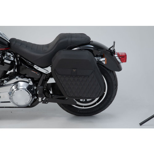 SW-Motech SLH Portapacchi Laterale Sinistro Harley-Davidson FXLR 1750 ('18-'20)/FXLRS 1868 ('20-'21) | Nero