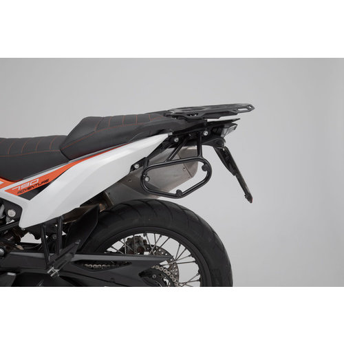 SW-Motech Soporte Lateral SLC Izquierdo KTM Adventure 790/R ('19-'20)/Adventure 890/R ('21-'22) | Negro