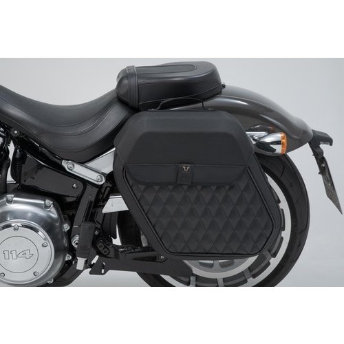 SW-Motech SLH Support Latéral Gauche Harley-Davidson FLFBS 1868 ('18-'22)/FLFB 1750 ('18-'20) | Le Noir