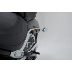 SW-Motech Portaequipajes Lateral Izquierdo SLH Harley-Davidson FLFBS 1868 ('18-'22)/FLFB 1750 ('18-'20) | Negro