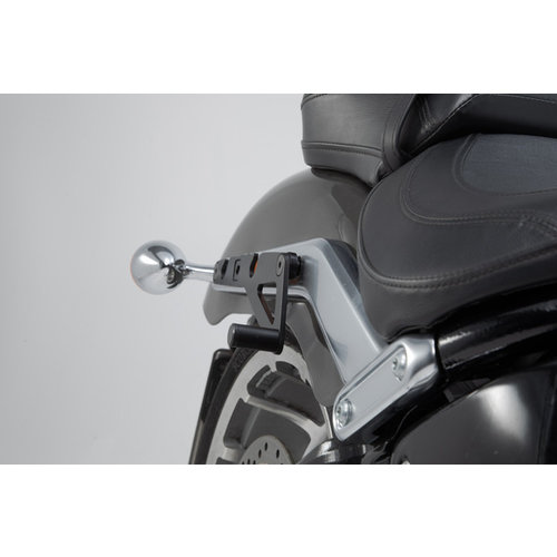 SW-Motech Portaequipajes Lateral Derecho SLH Harley-Davidson FLFB/FXBR 1750 ('18-'20)/FLFBS/FXBRS 1868 ('18-'22) | Negro
