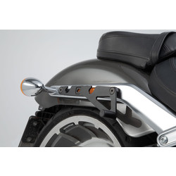 SLH Portapacchi Laterale Destro Harley-Davidson FLFB/FXBR 1750 ('18-'20)/FLFBS/FXBRS 1868 ('18-'22) | Nero