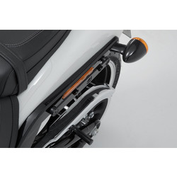 SW-Motech Portaequipajes Lateral Izquierdo SLH Harley-Davidson FXBR 1750 ('18-'20)/FXBRS 1868 ('18-'22) | Negro