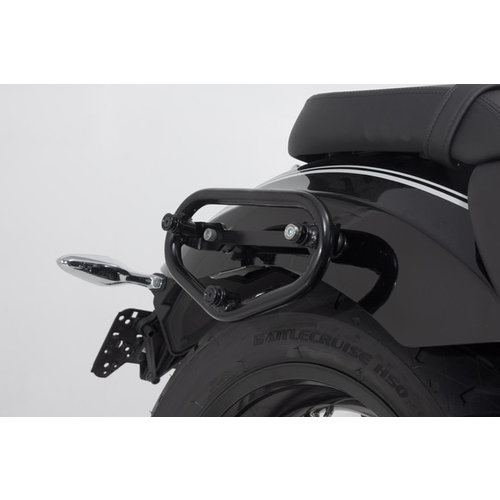 SW-Motech Soporte Lateral SLC Derecho BMW R 18 ABS/B ('21-'23) | Negro