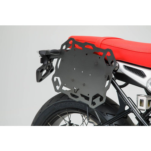 SW-Motech Universal-Seitenhalterung Links | Schwarz