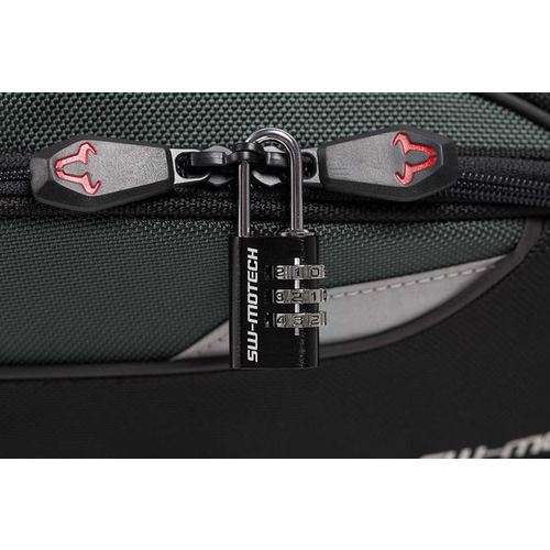 SW-Motech Serrure Pour Bagages de Moto | Le Noir