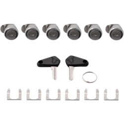 SW-Motech PRO TRAX Schloss-Set mit Diebstahlschutz 9 Passende Schlösser, 2 Schlüssel