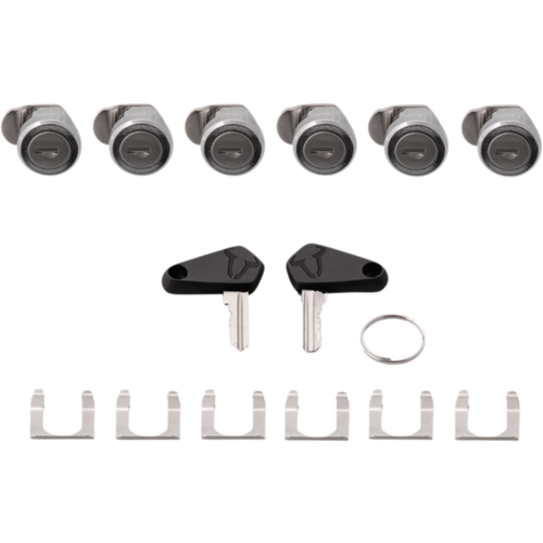 SW-Motech PRO TRAX Schloss-Set mit Diebstahlschutz 9 Passende Schlösser, 2 Schlüssel
