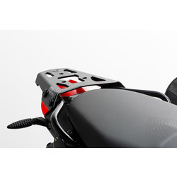 SW-Motech Equipaje ALU-RACK BMW F 800 GT ('12-'21)/F 800 R ('09-'21)/F 800 S ('06-'10)/F 800 ST ('06-'12) | Negro