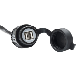 Enchufe de Carga Doble USB con Arnés de Cable