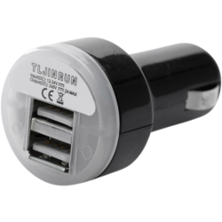 SW-Motech Doppia Porta USB di Alimentazione per Presa Accendisigari 2 A 12 V