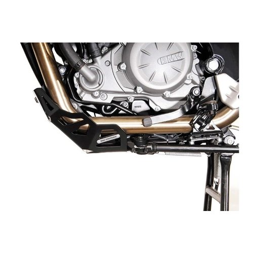 SW-Motech Protector de Motor BMW F 650 GS/PD ('04-'08)/G 650 GS ('11-'15) | Negro, Plata