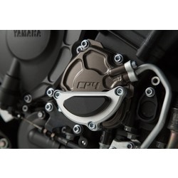 Protector Cárter Motor Yamaha MT-10/SP ('16-'21) | Negro, Plata