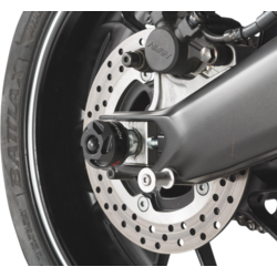 SW-Motech Kit Pattini Asse Posteriore Yamaha MT-09 ('14-'20)/XSR 900 ('16-'19) | Nero