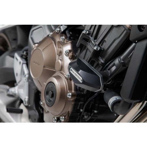 SW-Motech Jeu de Patins de Cadre Honda CB 650 R ('19-'22) | Le Noir