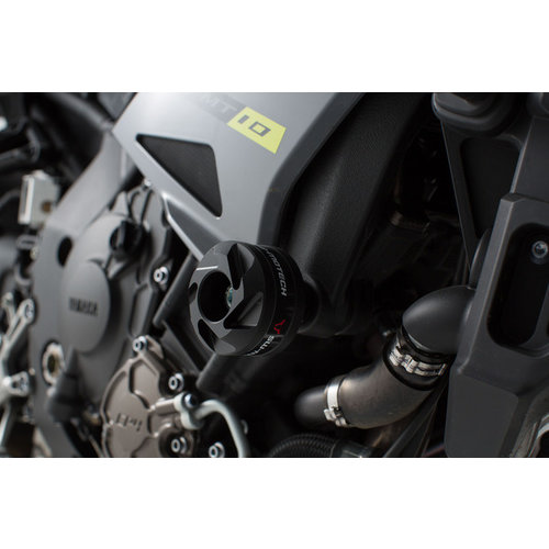 SW-Motech Jeu de Curseurs de Cadre Yamaha MT-10/SP ('16-'21) | Le Noir