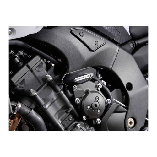 SW-Motech Juego de Deslizadores de Cuadro Yamaha FZ8 N/S ('10-'16) | Negro
