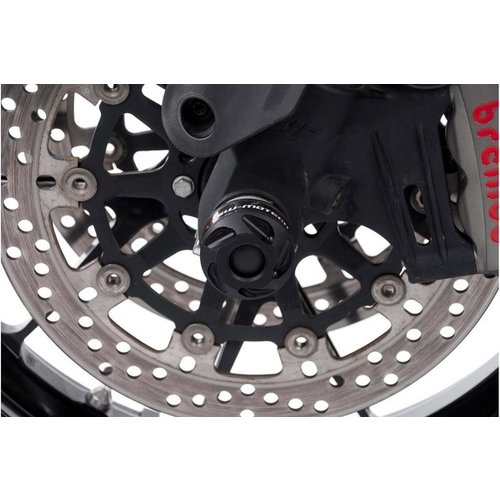 SW-Motech Front Axle Slider Set KTM Duke 790/L ('18-'20)/890 R ('20-'21)/Super Duke 1290 GT ('16-'20) | Black