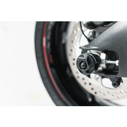 SW-Motech Rear Axle Slider Set Honda CBR 1000 RR/Suzuki GSX-S 1000 F/S | Black