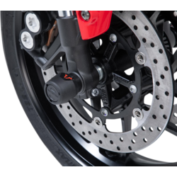 SW-Motech Jeu de Curseurs D'essieu Avant Yamaha MT-09 Tracer 9/GT ('21-'22) | Le Noir