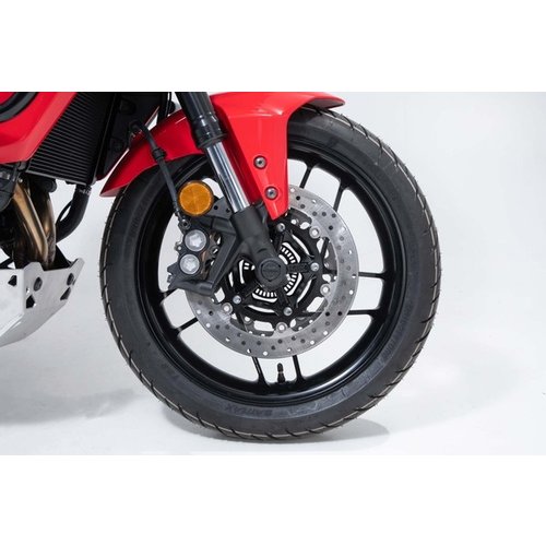 SW-Motech Jeu de Curseurs D'essieu Avant Yamaha MT-09 Tracer 9/GT ('21-'22) | Le Noir
