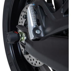 SW-Motech Juego de Deslizadores del eje Trasero Yamaha MT-09 Tracer 9/GT ('21-'22) | Negro