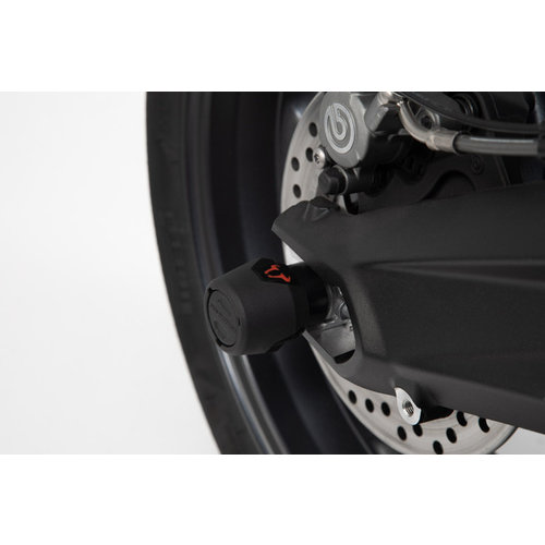 SW-Motech Achteras Schuif Set Yamaha MT-10/SP ('16-'22)/YZF-R1 1000 ('15-'22) | Zwart