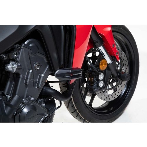 SW-Motech Juego de Deslizadores de Cuadro Yamaha MT-09/SP Tracer 9/GT ('21-'22) | Negro