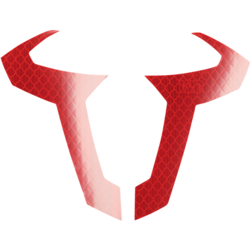 Aufkleber Logo rot