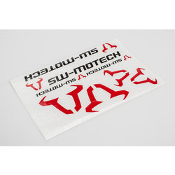 SW-Motech Sticker Bull Set 310x260 mm | Rouge