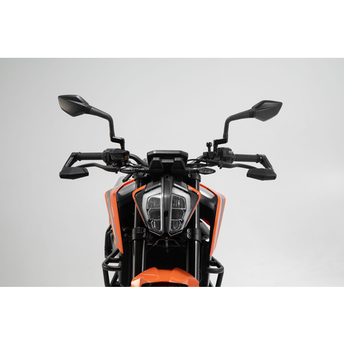 SW-Motech Protège-Levier Avec Protection Contre le Vent KTM Duke 790 L/Duke 890 R/Super Duke 1290 R | Noir, Anodisé