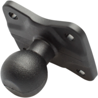 Bola de 1" Para Montaje de GPS | Negro