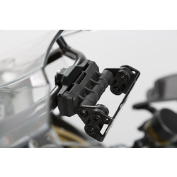 SW-Motech Crossbar GPS-Halterung 13/16M BMW F 800 GS ('14-'19) | Schwarz